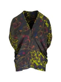 Zero + Maria Cornejo abstract-print Blouse | Black | FARFETCH at Farfetch
